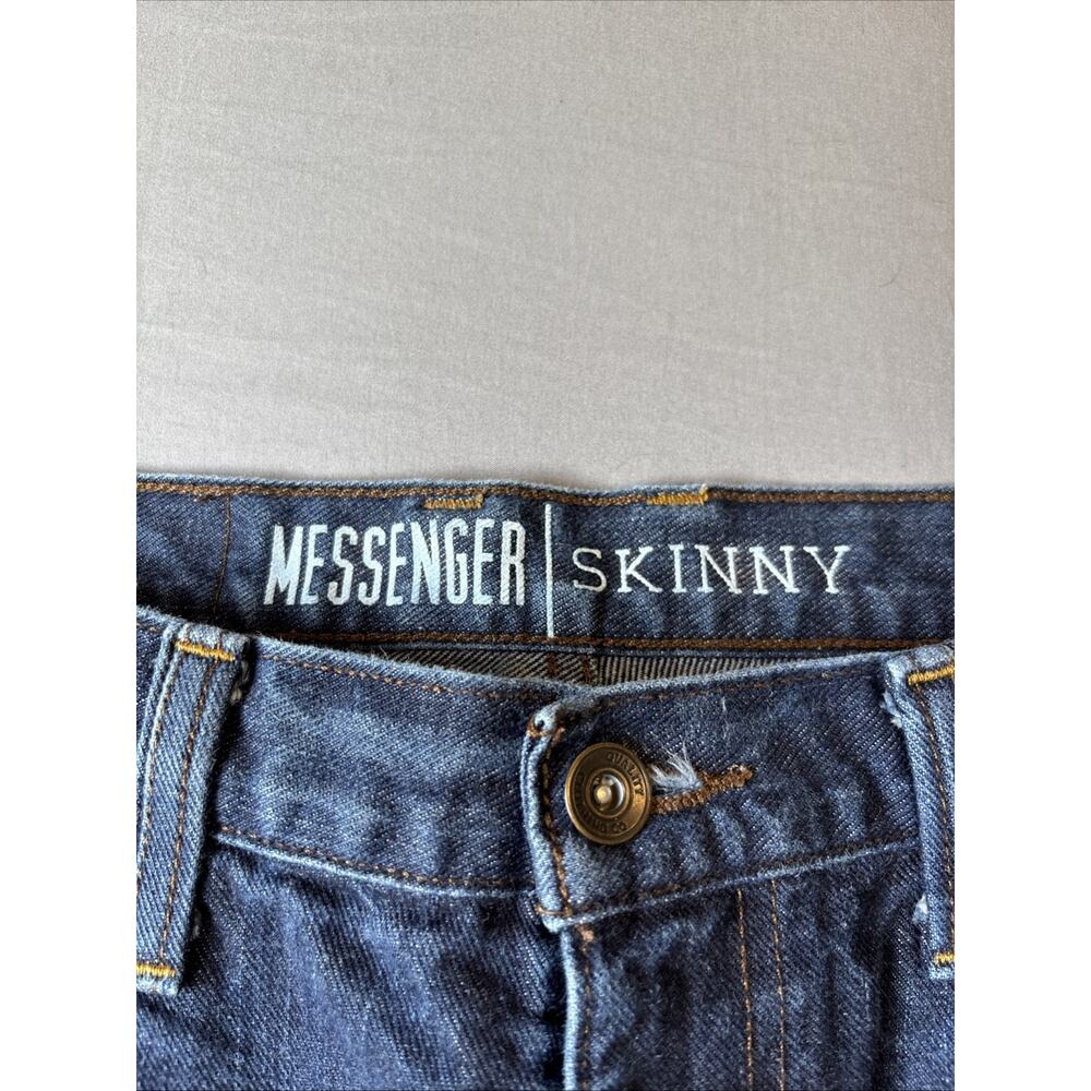 Men's Free World Messenger Skinny Jeans 36x32 - Picture 2 of 9